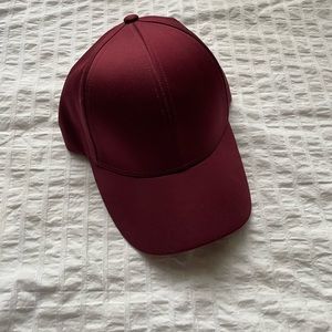 Aritzia satin baseball hat